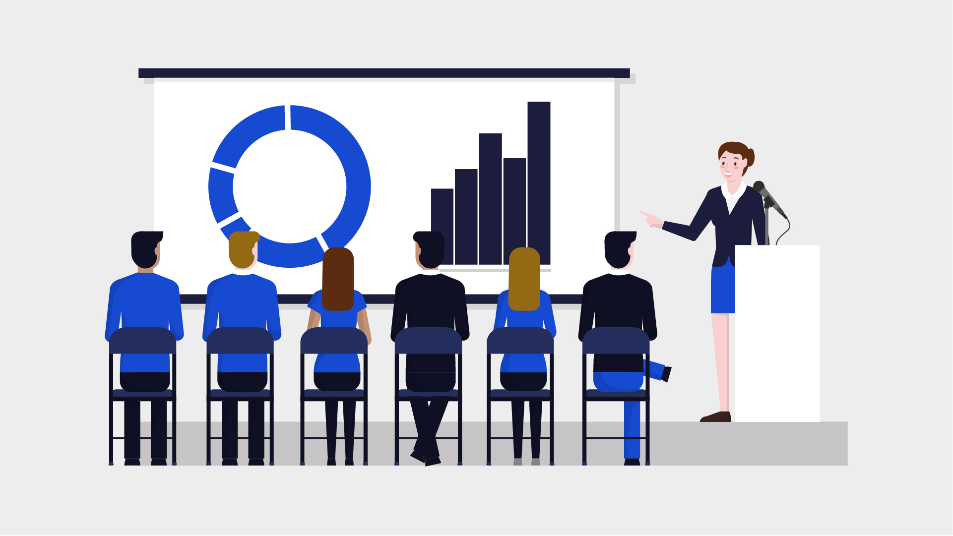 Ansicht einer Grafik für Online-Events der Bundesdruckerei Gruppe GmbH