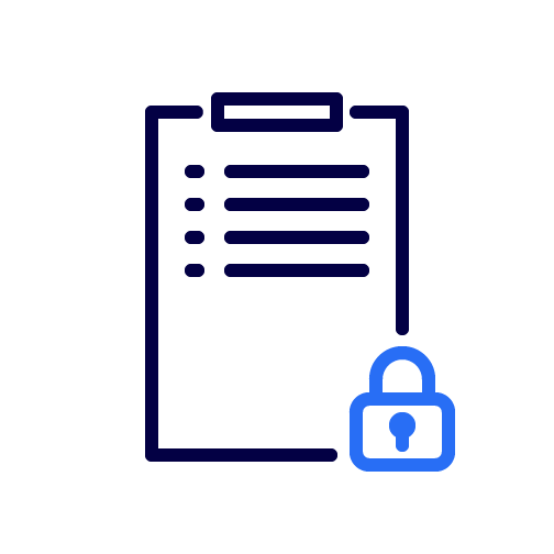 Pictogram Document protected