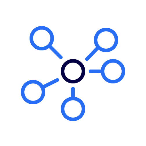 Grafische Darstellung eines Netzwerks. Grafische Darstellung eines Netzwerks.