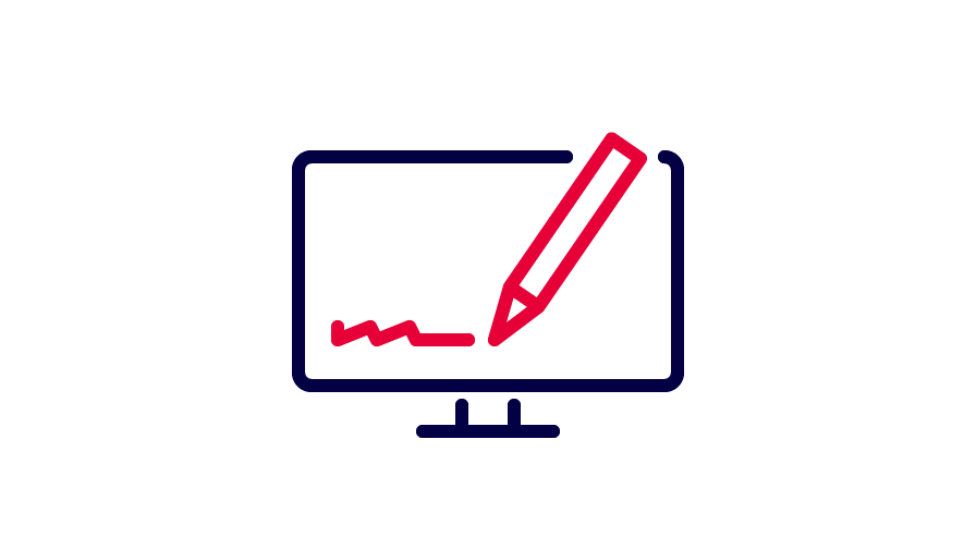 Pictogram of a digital signature