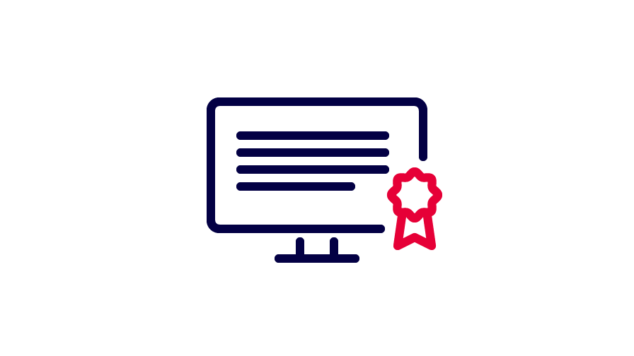 Pictogram of a digital certificate