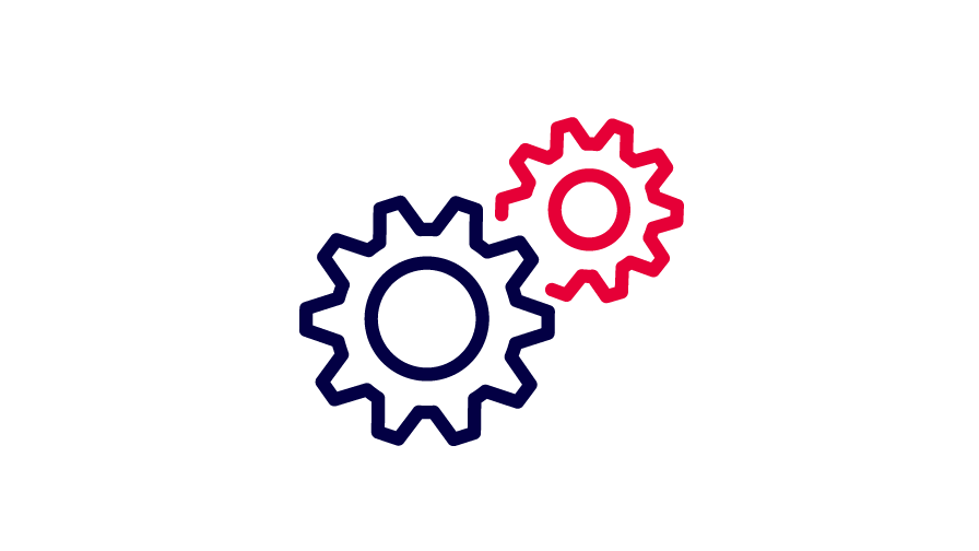 Pictogram of Gear Wheels 