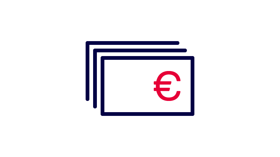 Banknotes Pictogram for Banknotes