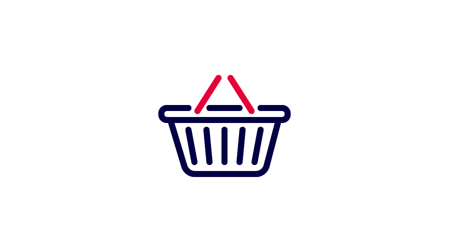 Pictogram of a Shopping basket 