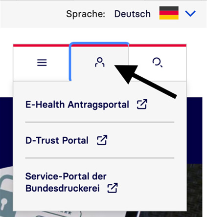 Die Ansicht zeigt, wo die Portale zu finden sind.