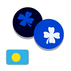 Illustration Palau flag Illustration Palau flag