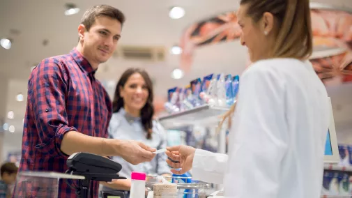 Menschen Einkaufen Bezahlen