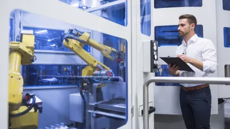 Hier geht es zum Artikel "Sichere Industrie 4.0".