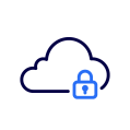 Pictogram secure cloud Bundesdruckerei