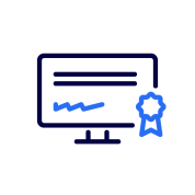 Pictogram Signed Digital Certificate