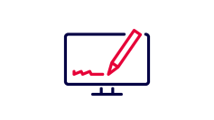 Piktogramm einer digitalen Signatur