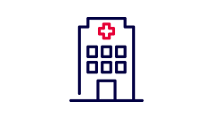 Piktogramm eines Krankenhauses