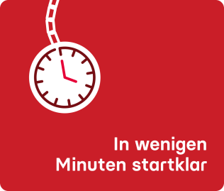 In wenigen Minuten startklar
