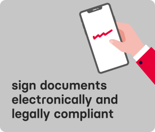 Sign documents electronically and legally compliant