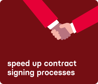Speed up contract signing processes