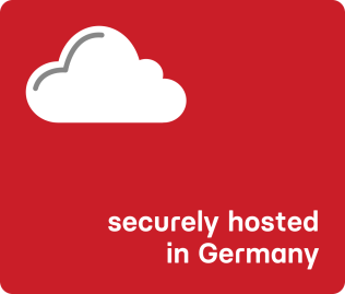 Securely hosted in Germany