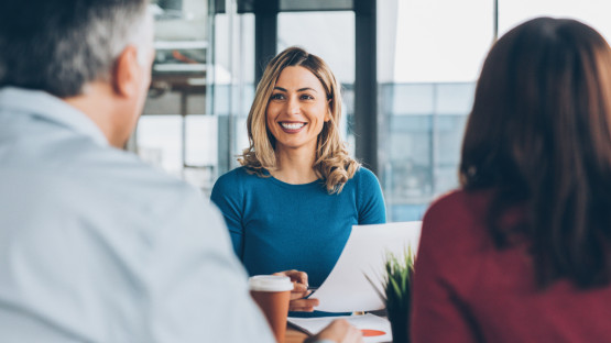 Consultant with two clients